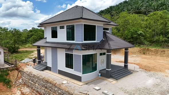 , . .Setiap fasa pembinaan dilalui dengan teliti sehingga rumah ini dapat direalisasi...