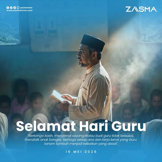 , ✨Buat semua klien ZASMA yang bergelar guru, kami mengucapkan Selamat Hari Guru. Terima kasih k...