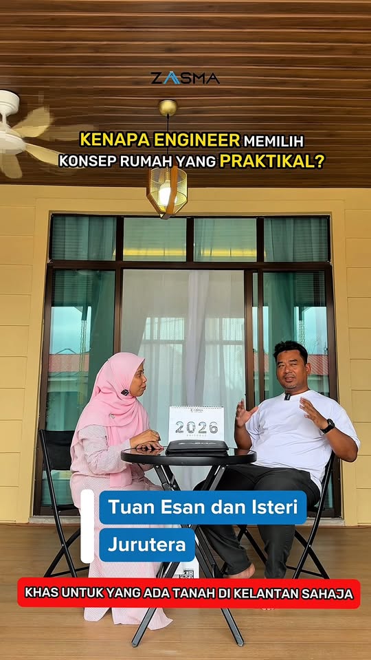 ..   .     Bagi Tuan Esan dan isteri, setiap keputusan dibuat berdasarkan fungsi, bukan sekadar rupa...
