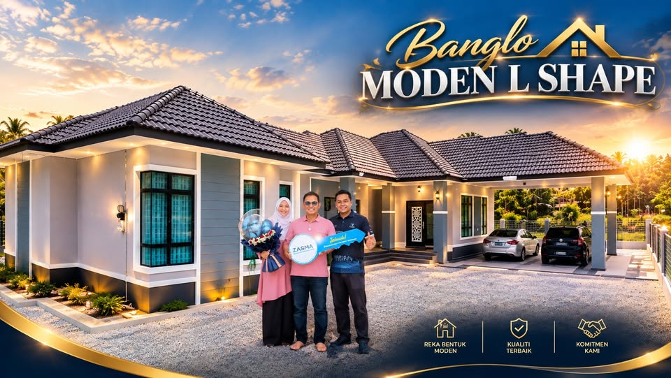 .Bayangkan… anda melangkah masuk ke rumah yang direka khas ikut citarasa sendiri, dibina atas tanah ...