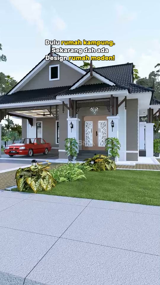 . ✨.Masyallah cantik sangat rumah ni siap ada bumbung tunjuk langit lagi.Siapa tahu apa maksud...